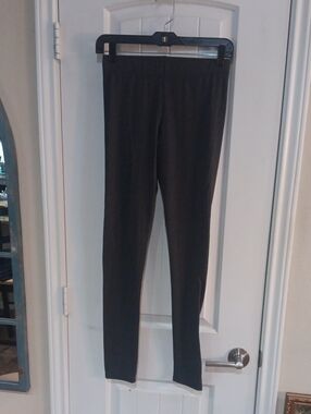 Aeropostale Charcoal Heather Grey High Waisted Leggings Size Small